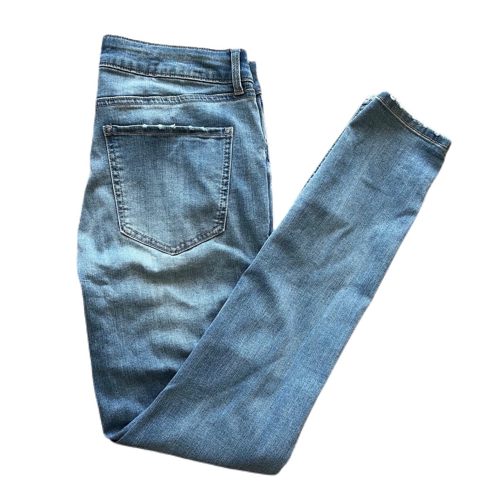 Refuge Distressed Ripped Skinny Jeans Sz 12